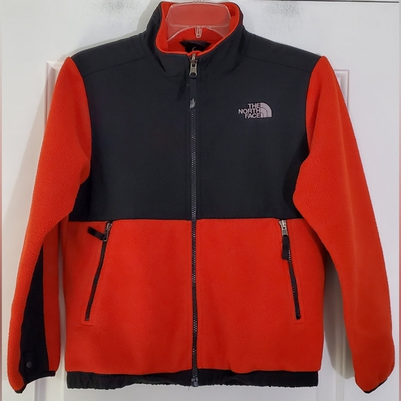 North Face Boys Full Zip Fleece Jacket Outdoors READ - Size M (10-12) - GUC - Picture 1 of 16